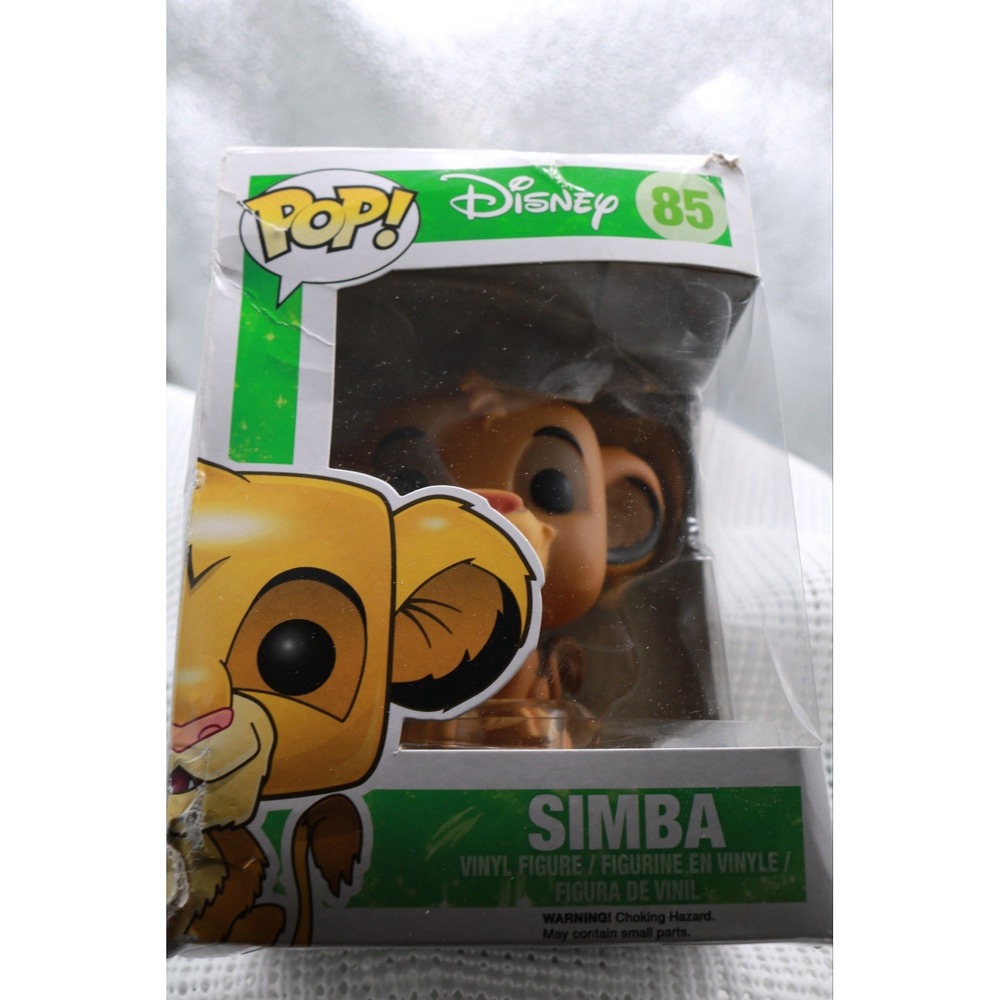 Funko Pop Simba Vinyl Figure Disney #85 Lion King New Box Damage